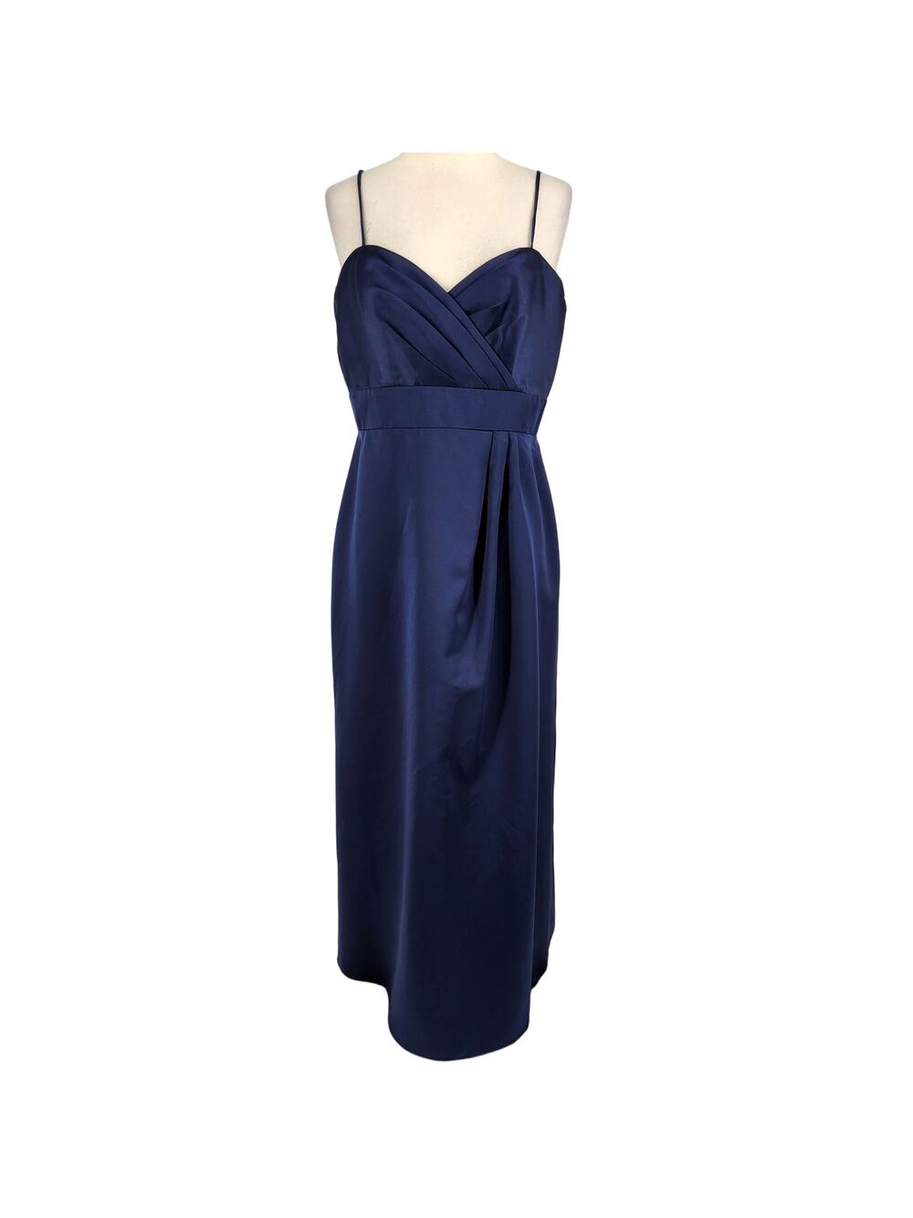 SALE Alfred Angelo Navy Blue Empire Waist Prom Gala Gown Dress 7132